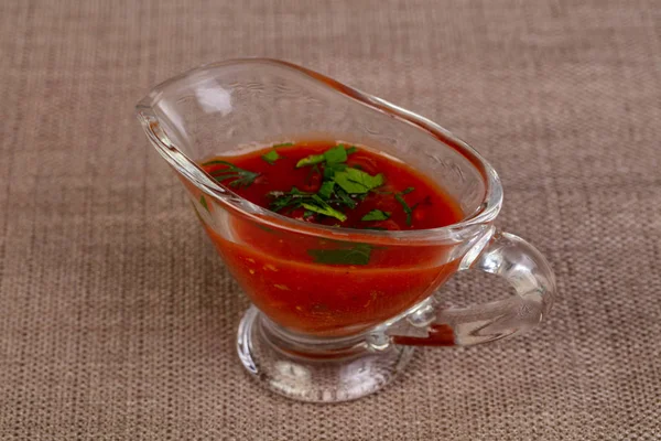 Spicy Tomato Sauce Bowl — Stock Photo, Image