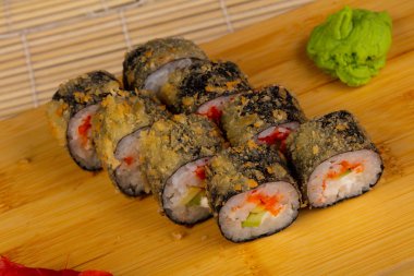 Lezzetli Ebi sıcak kızarmış rulo