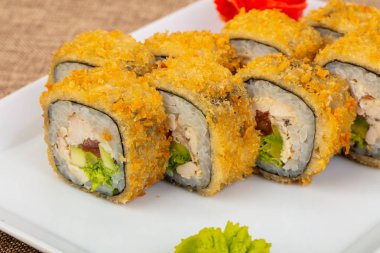 Japon tempura rulo ile balık