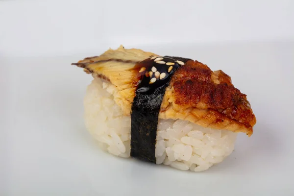 Sushi Anguila Fría Tradicional Japonesa — Foto de Stock