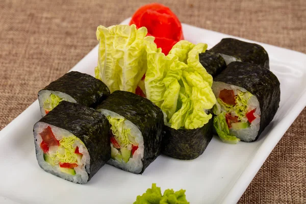 Japanese Traditional Cold Vegetable Roll — Stock Photo, Image