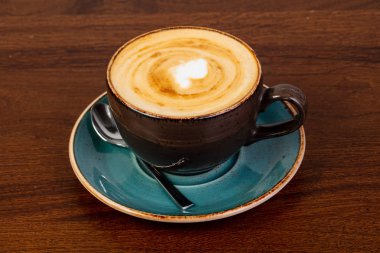 Sıcak cappuccino kahve kremalı