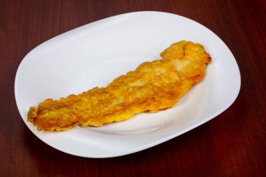 Ekmek kızarmış morina fileto 