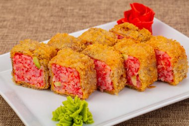 Japon tempura rulo ile balık