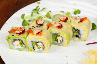 Japon rulo tavuk ve peynir ile