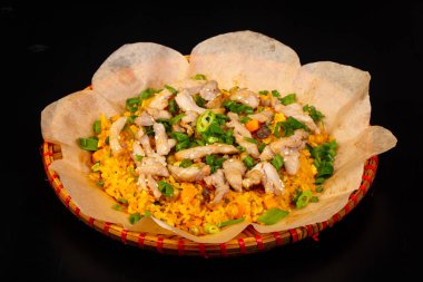 Asya mutfağı - Fried rice ile domuz eti