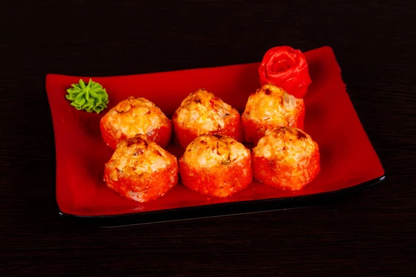 Japanese Hot Tasty Baked Roll — Stock Photo, Image