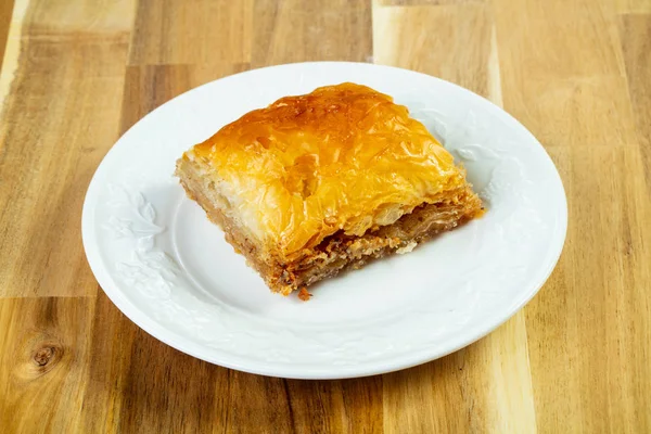 Delícia Doce Baklava Com Nozes — Fotografia de Stock