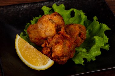 Limon hizmet tempura balık cod