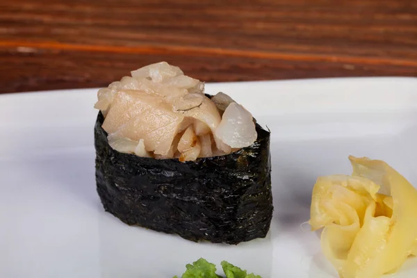 Japonez Sushi Gunkan Dorado — Fotografie, imagine de stoc