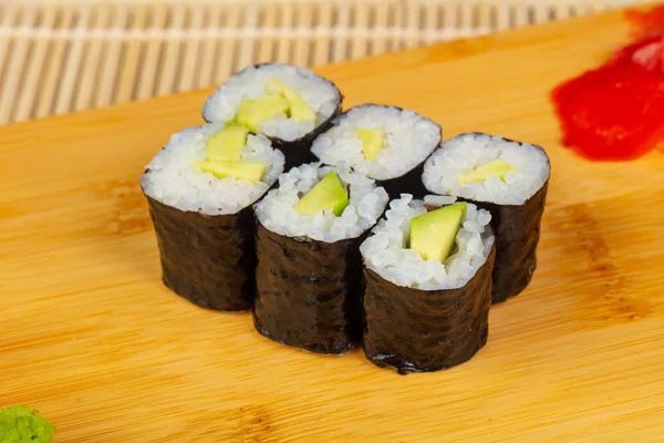 Delicious Avocado Mini Sushi Rolls — Stock Photo, Image