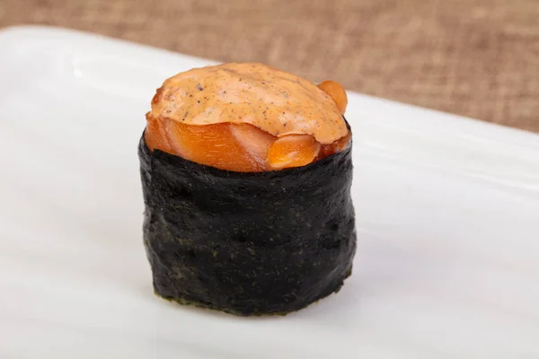 Spicy Gunkan Sushi Sauce — Stock Photo, Image