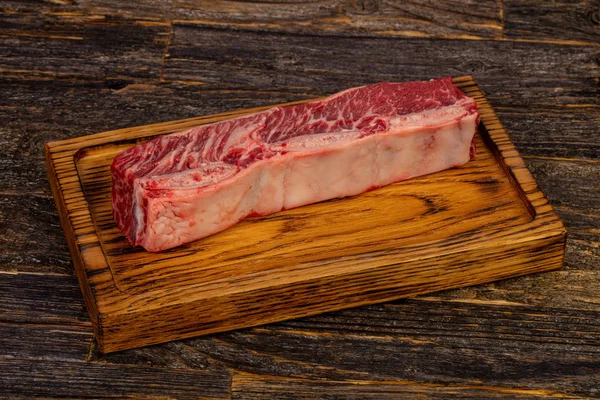 Syrové Hovězí Steak Angus Black Short Žebra — Stock fotografie