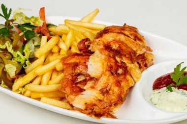 Shawarma et ile plaka