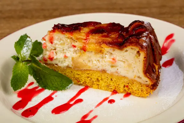 Nane servis tatlı armut pasta