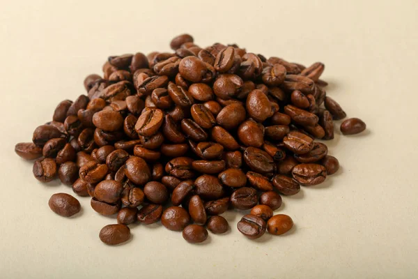 Gustosi Chicchi Caffè Sfondo Bianco — Foto Stock