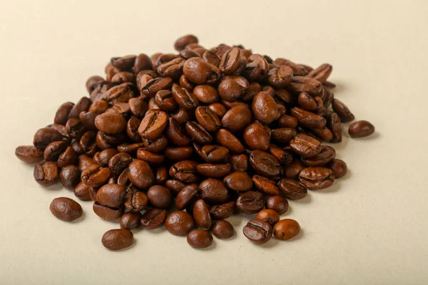 Tasty Coffee Beans White Background — Stock Photo, Image