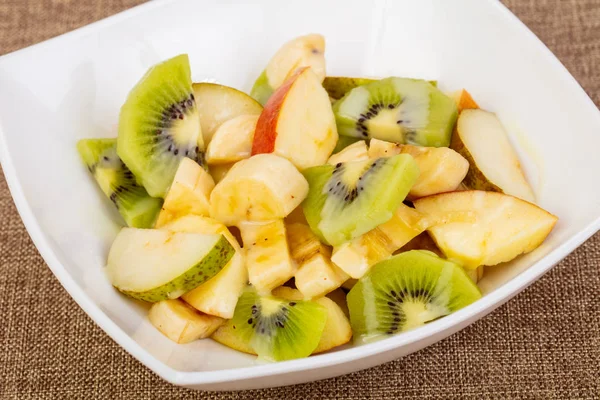 Ensalada Frutas Con Kiwi Manzana — Foto de Stock