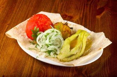 Izgara sebze pişmiş