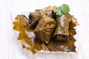 Caucasian traditional dolma with meat clipart