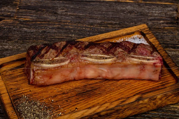 Rindersteak Short Ribs Schwarzer Angus — Stockfoto