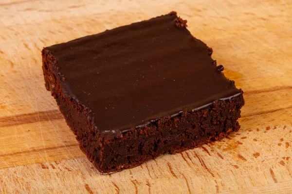 Zoete Smakelijke Bakkerij Houten Achtergrond — Stockfoto