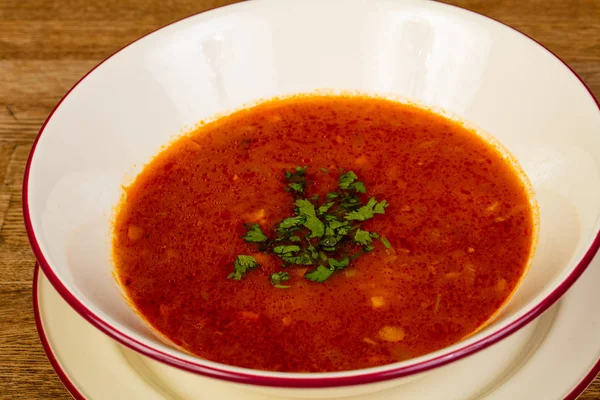 Caucasian Spicy Kharcho Soup Meat — Stock Photo, Image