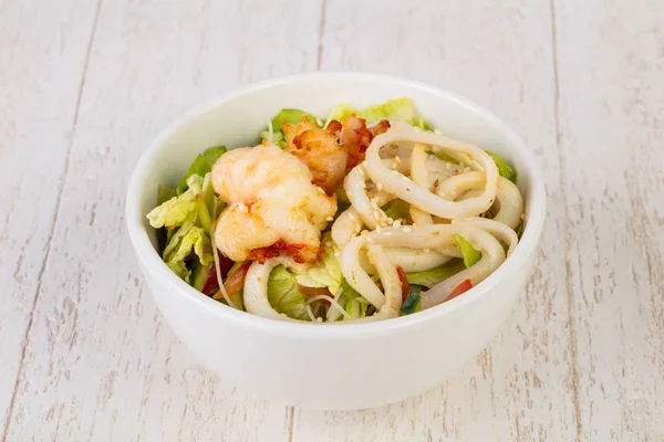 Cellophane Noodles Prawns Squids — Stock Photo, Image