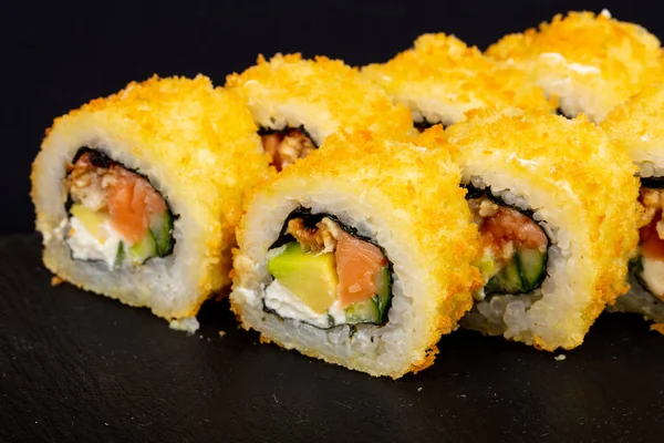 Japanese Warm Tempura Roll Fish — Stock Photo, Image