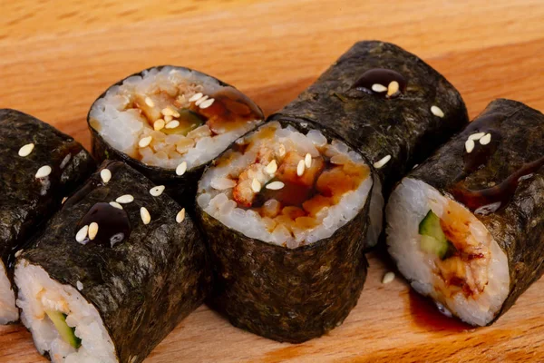 Roll Unagi Maki Eel — Stock Photo, Image