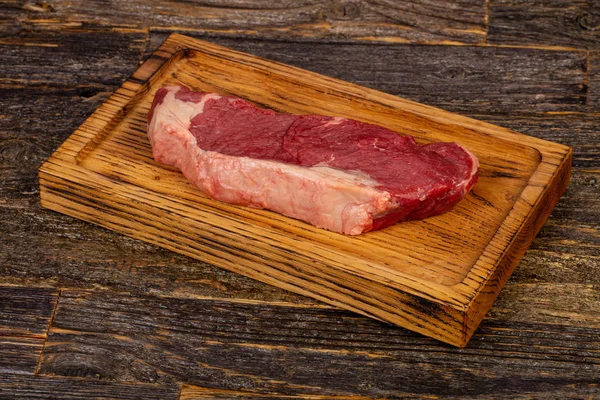 Raw Beef Steak Picanha Black Angus — Stock Photo, Image