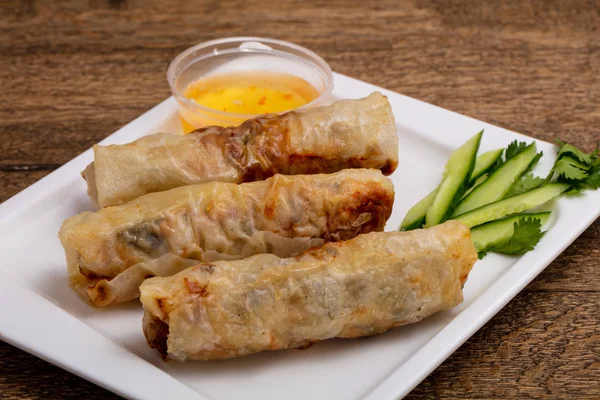 Vietnamese spring roll with meat