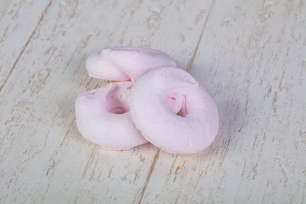 Deliciosas Galletas Dulces Merengue Con Relleno Mermelada —  Fotos de Stock