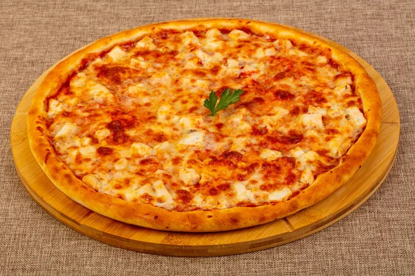 Margarita Pizza Sýrem Rajčaty — Stock fotografie