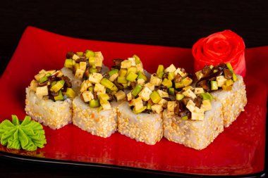 Japon geleneksel soğuk vejetaryen rulo