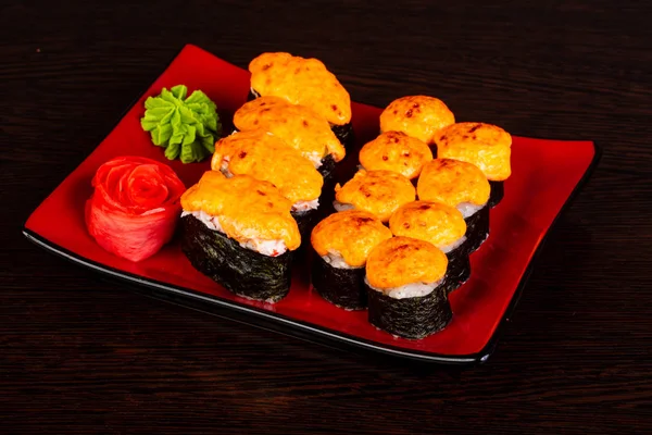 Japanese Hot Tasty Baked Roll — Stock Photo, Image