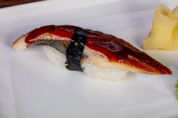 Sushi Tradițional Japonez Anghilă — Fotografie, imagine de stoc