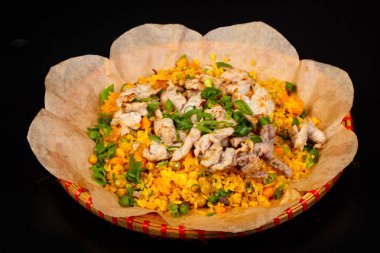 Asya mutfağı - Fried rice ile domuz eti