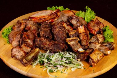 Mix tabak Barbekü domuz ve sığır eti ile