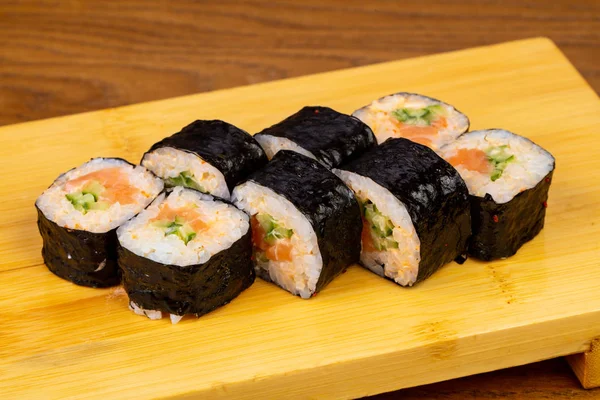 Delicious Spicy Rolls Cucumber — Stock Photo, Image