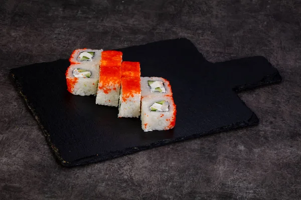 Japanse Roll Met Krab — Stockfoto