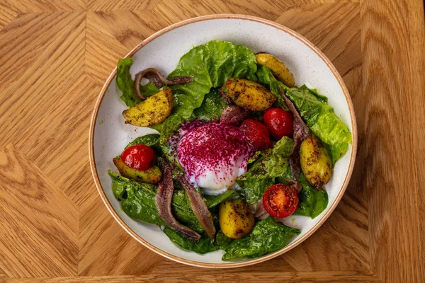 Hamsi Sebze Salatası — Stok fotoğraf
