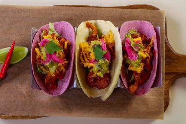 Etli Meksika geleneksel börek