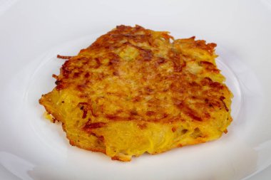 Sıcak patates krep plaka