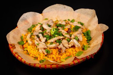 Asya mutfağı - Fried rice ile domuz eti