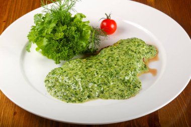 Ispanak mouss ile sığır eti