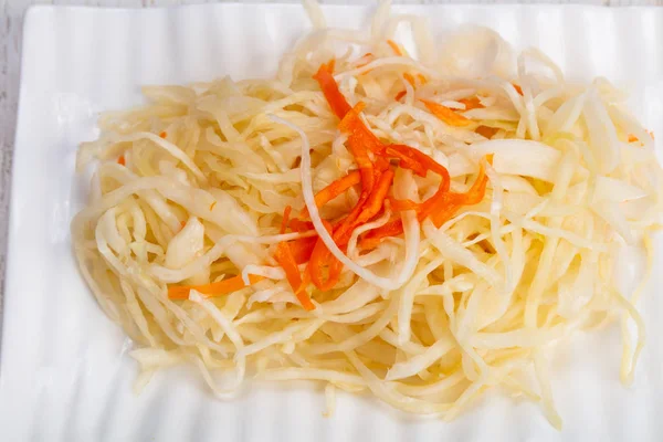 절인된 양배추 샐러드 — 스톡 사진