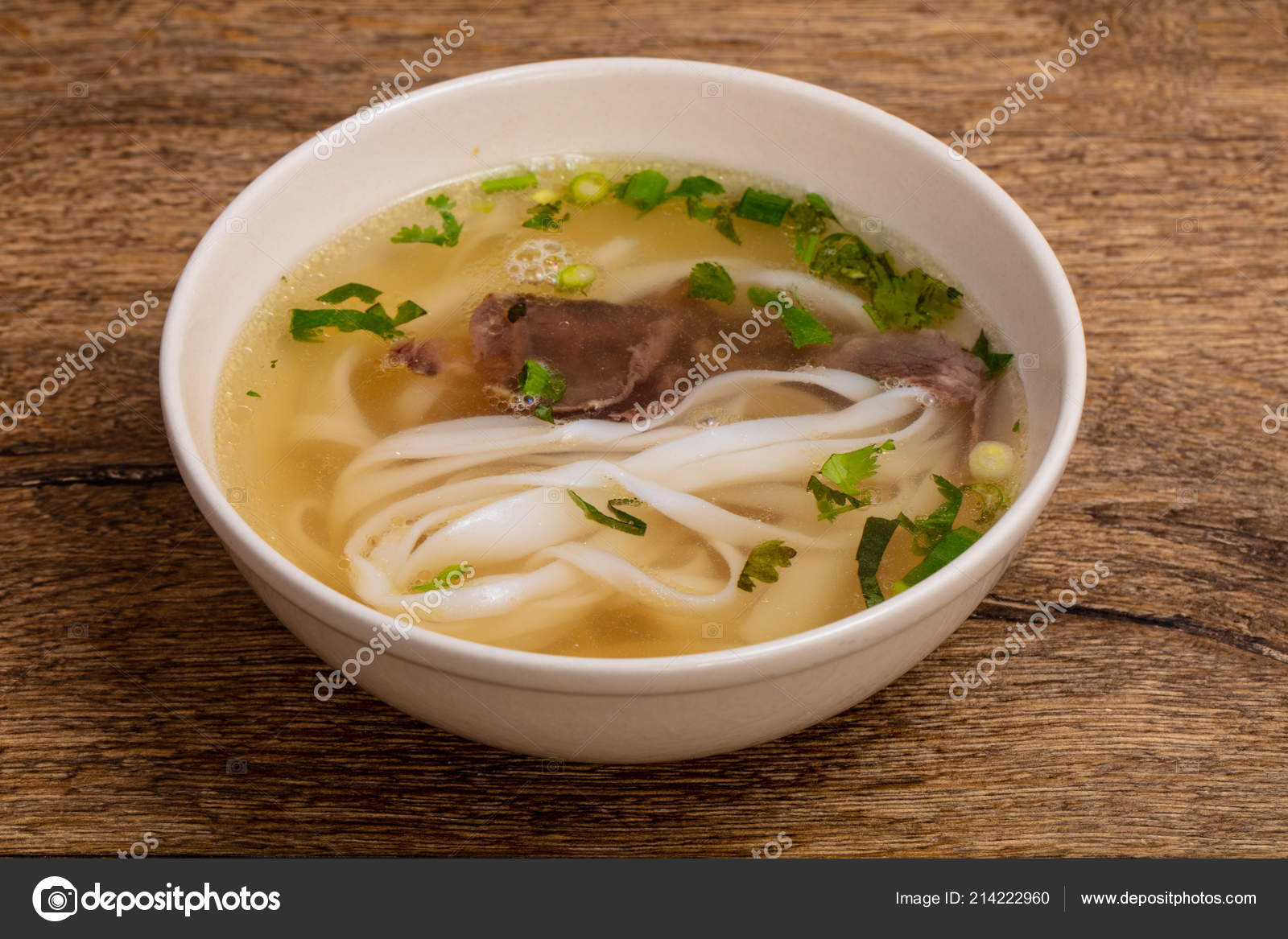 Vietnamese Pho Soup Beef — Stock Photo © AndreySt 214222960