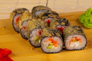 Lezzetli Ebi sıcak kızarmış rulo