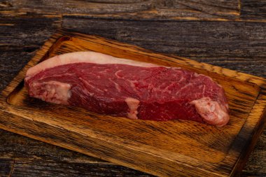 Ham sığır eti biftek Striploin Kara Angus